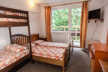 Фото номера Четырехместный номер Хостелы Hostel Alex - Complex Dumbrava Minunata г. Кымпулунг-Молдовенеск 2