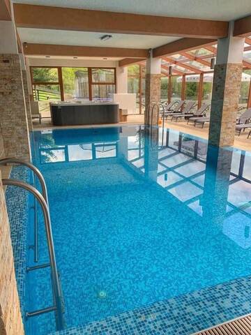 Фото номера Номер Делюкс с кроватью размера «king-size» Гостевой дом Aqua Alpin Centru Spa г. Кымпулунг-Молдовенеск 9